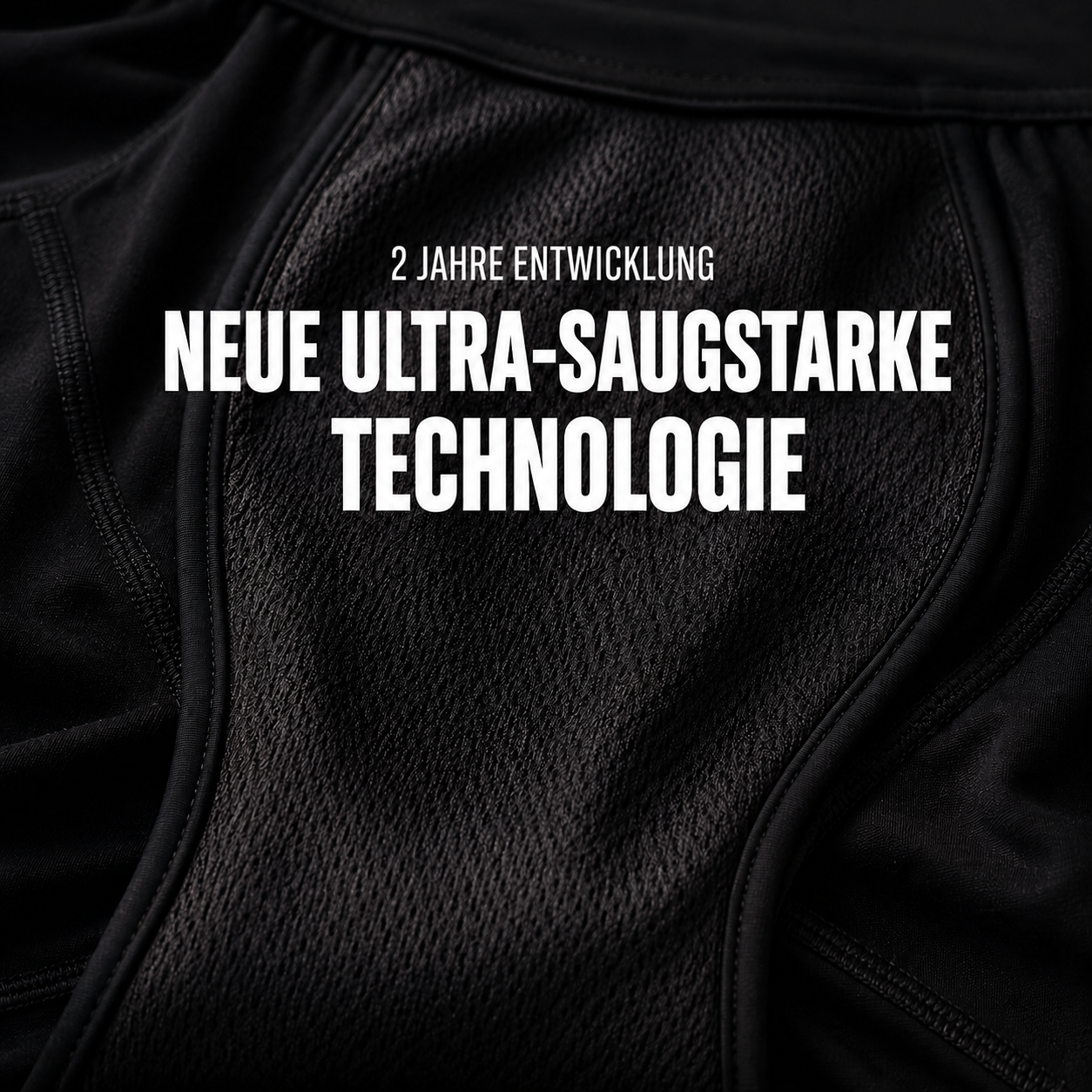 Schwarze Herren-Boxershorts mit weichem Bund und saugstarkem Kern
